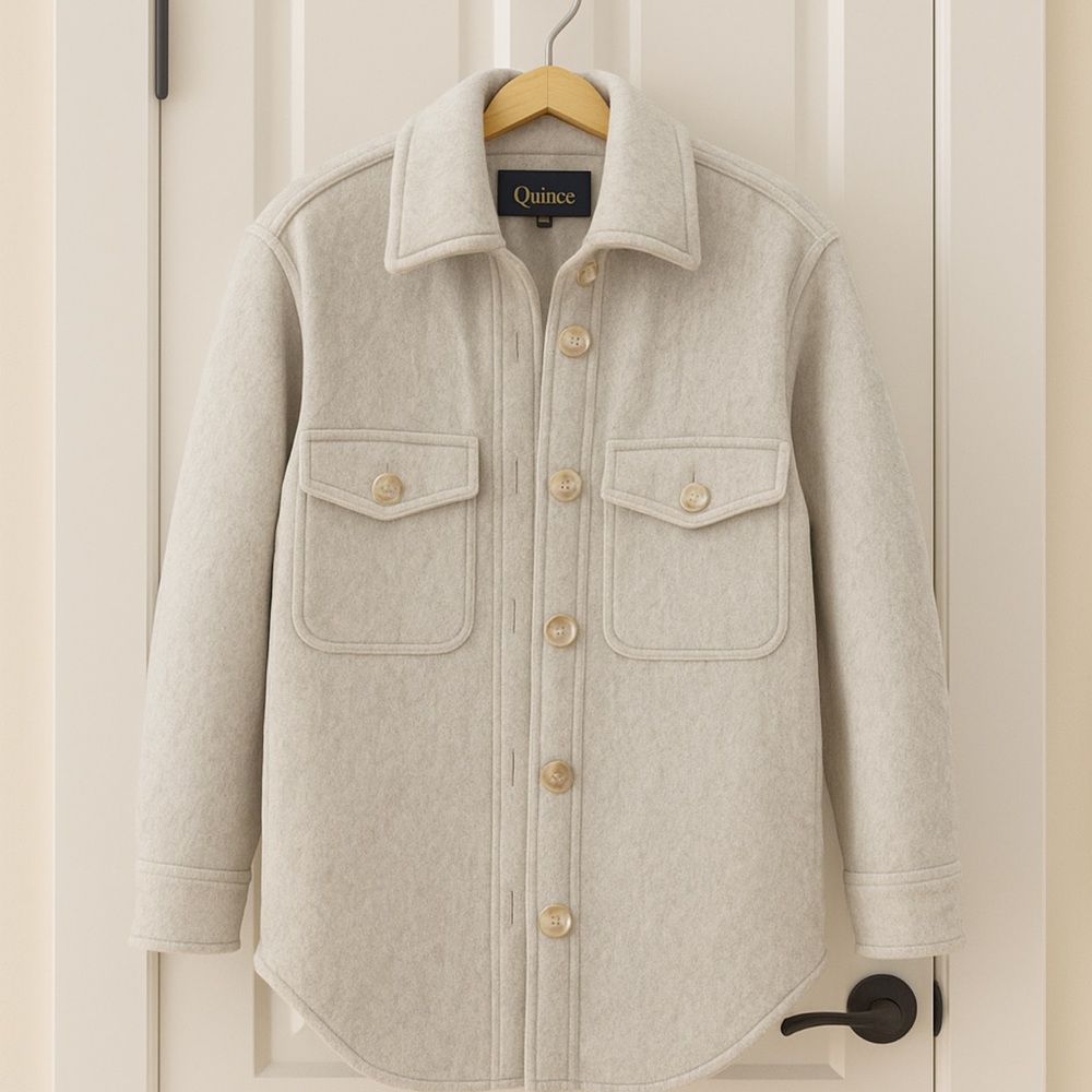 Quince Women’s Wool Shirt Jacket